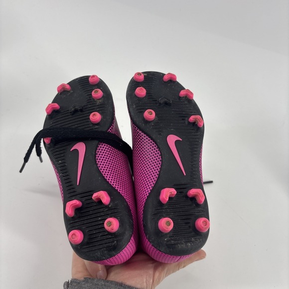 Nike Jr Bravata II FG Soccer Cleat 844442-600 Hot Pink/Black, Girls, Size 10C - Picture 7 of 7